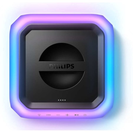 Philips TAX7207 21-Channel Party Speaker - Powerful Sound, Sleek Black Design, Perfect for Any Celebration!